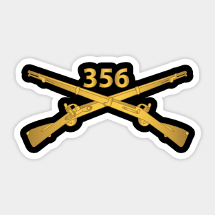 356th Infantry Regiment - Inf Branch wo Txt X 300 Sticker